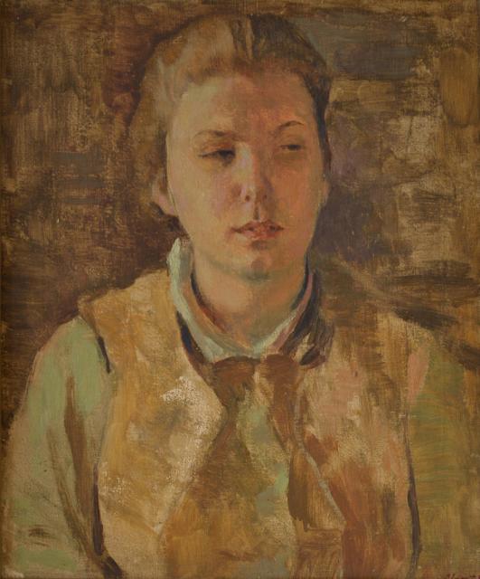 Самохвалов А.Н. Портрет дочери Аллы. 1943 Самохвалов А.Н. Портрет дочери Аллы. 1943